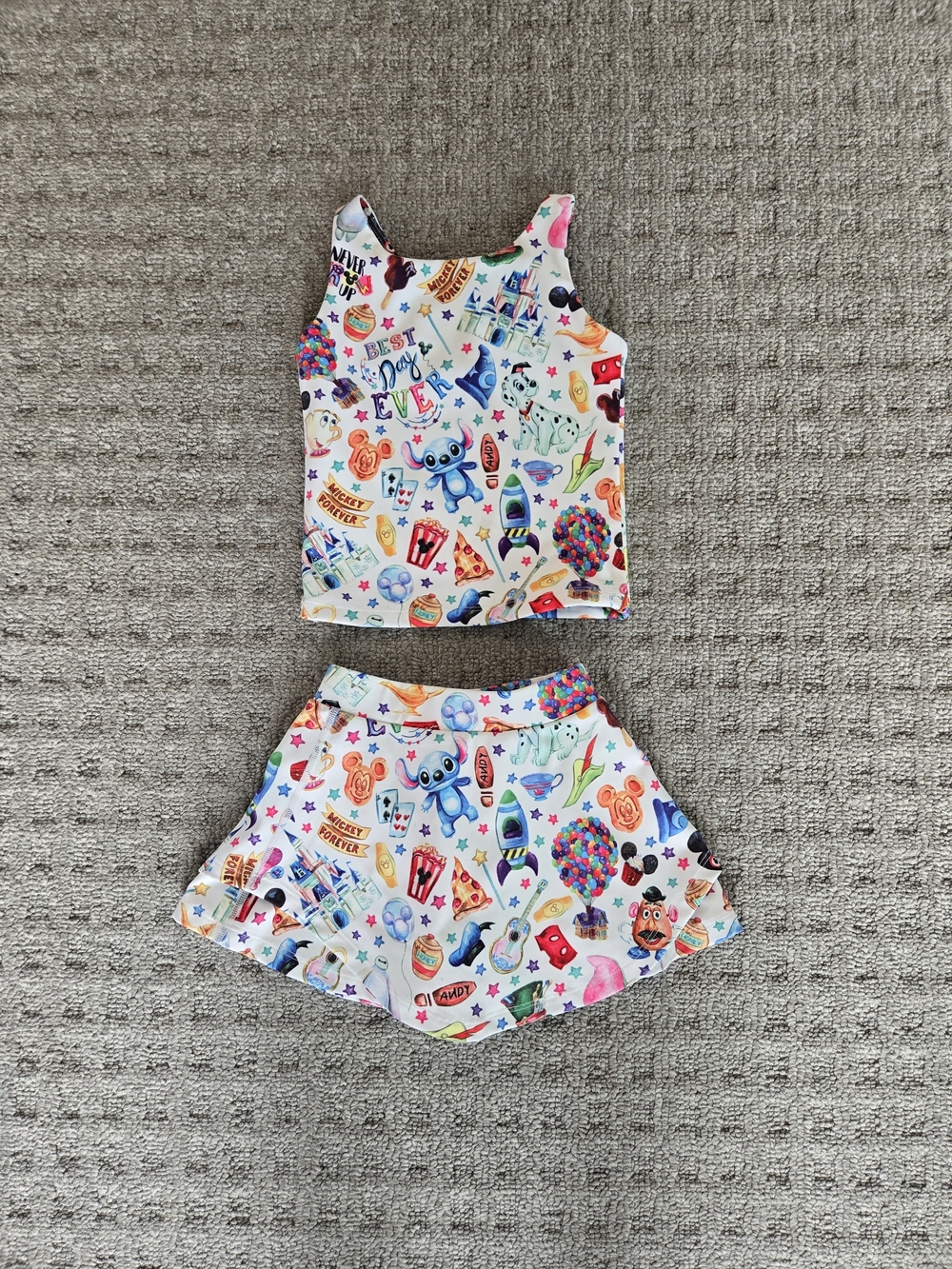 Disney Best Day Ever Athletic Tank & Skort Set